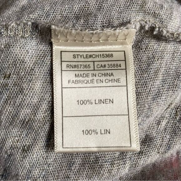 Cupcakes & cashmere Linen Tie Hem Crop Top Size M - Picture 5 of 7
